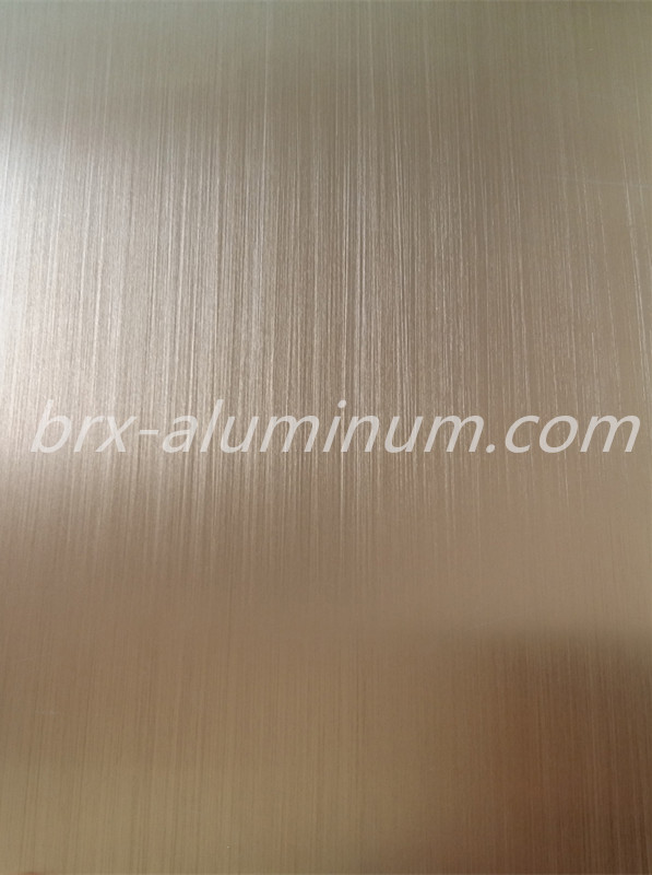 Anodized Brushed Aluminum Sheet for Decoration