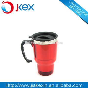 stainless steel travel thermal office mug with handle
