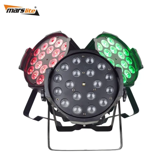 18x10W DMX RGBW 4-in-1 LED Par Can Light for Party and Nightclub Events
