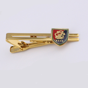 Custom Gold Plated Tie Badge Clip (GZHY-KA-025)