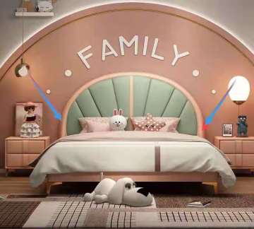 Newest design solid wood bed with good mattress