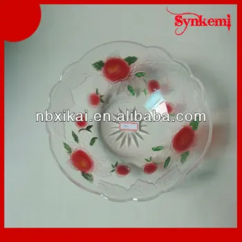 Plastic decorate fruit tray