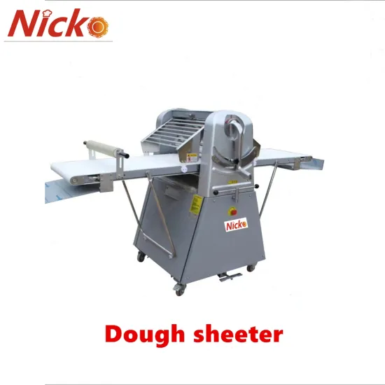 Automatic 380mm 520mm Croissant Making Machine Table Top Dough Sheeter