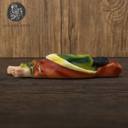 8 Inch Resin Sleeping Joseph Christmas Statue: Festive Holiday Decoration