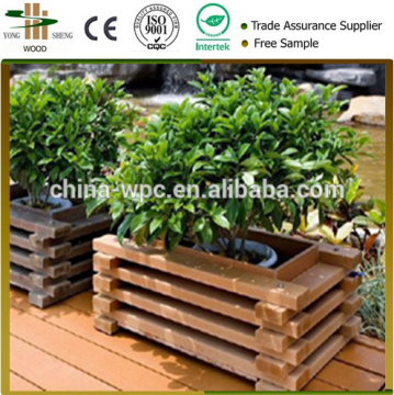 Eco friendly waterproof wpc crack-resistant decking wpc floor garden bed