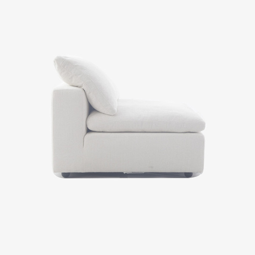 Luxusmodernes weißes Sektionalsofa