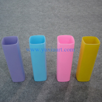 spray flower glass vase