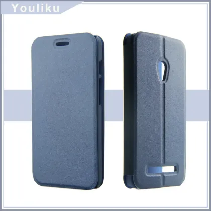 factory price cheap flip leather case for asus zenfone 4 a450cg for zenfone 5