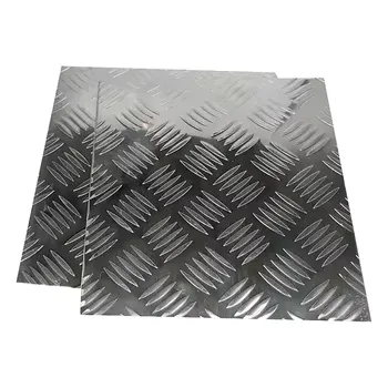 Textured Aluminum Plate 5 Bars 0.1mm Embossing Sheets