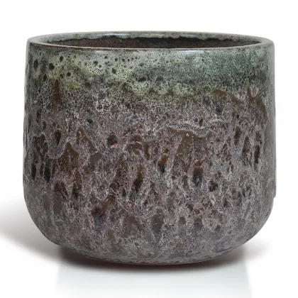 Bubble Glaze Ceramic Plant Pot