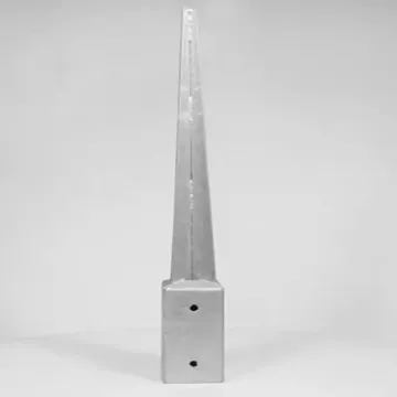 Square Ground Screw Anchor Ground Spike For Fence