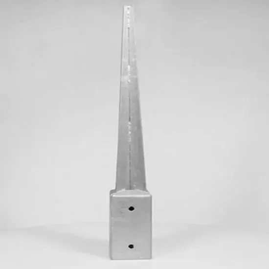 Square Ground Screw Anchor Ground Spike For Fence