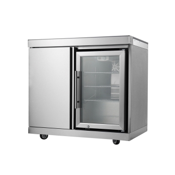 304 S/S Stainless Steel Single Door BBQ Grill for Enhanced Cooking Experience