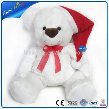 20" electronic Christmas gift items wholesale plush white bear toys                        
                                                                                Supplier's Choice