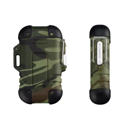  Waterproof USB Travel Lighter: Double Arc Windproof Electronic Cigarette Lighter