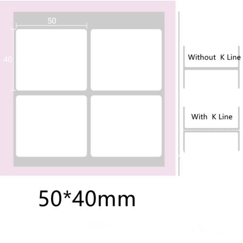 Fanfold Thermal Labels for Thermal Label Printers