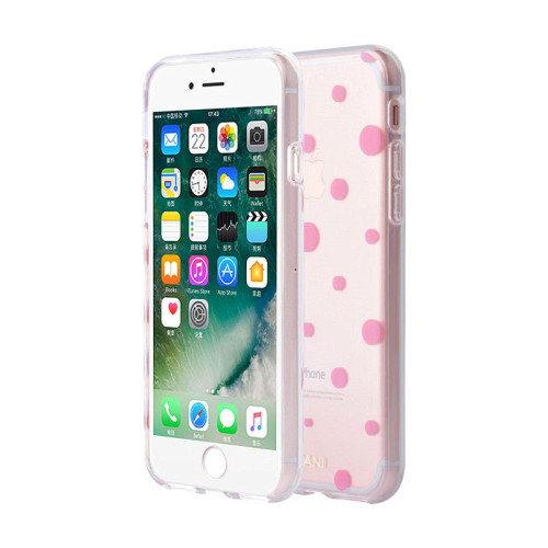 Transparent IMD TPU Pink Dots iPhone6 Case
