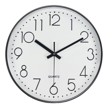 Affordable Quartz Plastic Wall Clock with Colorful Dial for Supermarket Promotions
