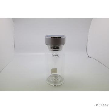 Double Wall Glass bottle with 350ml capacity