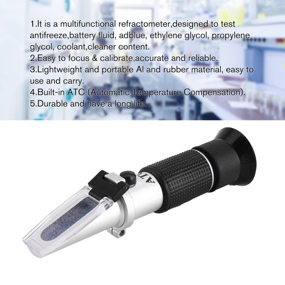 Handheld Refractometer Adblue Ethylene Glycol Antifreeze Battery Fluid