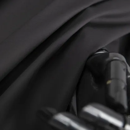 Cotton Black Shirt Fabric: Combed Cotton Breathable Poplin Clothing Fabric