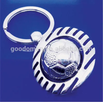 good omen Professional football shape promotion keychain keyring