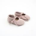 Genuine Leather Moccasins Baby Girl Shoes Wholesale Leather Moccasins Baby Shoes Girls Manufactory