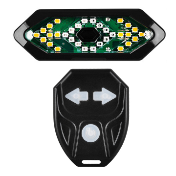 Lampu ekor basikal yang boleh dicas semula USB dengan 5 mod dan kawalan jauh tanpa wayar untuk berbasikal MTB