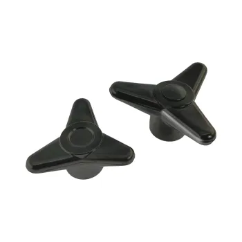 Three-Lobe Triangle Arrow Female Threaded Plastic Machine Clamping Knob for Industrial Use