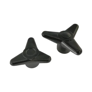 Three-Lobe Triangle Arrow Female Threaded Plastic Machine Clamping Knob for Industrial Use