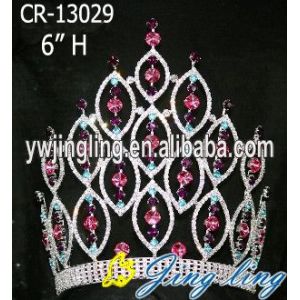 Pink Fashion hair accessories rhinestone crowns and tiaras