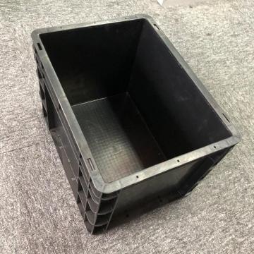 ESD Black Bin لحزمة مكافحة ساكنة والحمولة / حاوية موصلة