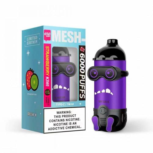 Mesh-K 6000 퍼프 일회용 vape 도매 가격