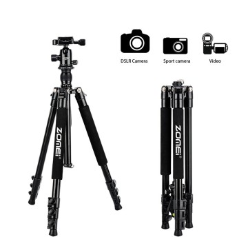 Zomei Q555 Horizontal Camera Tripod - Hot Sale Photography Stand