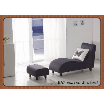 M16-Fabric chaise and stool,Sofa chair,Bedroom chair,Fabric stool