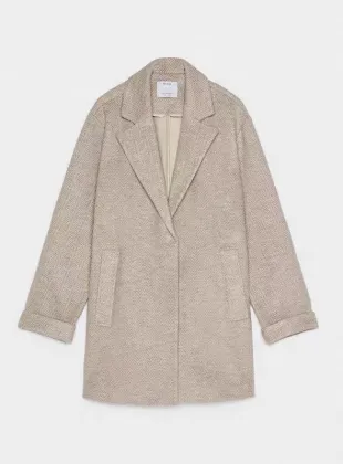 Plain Double-Sided Woolen Coat Women For Ladies