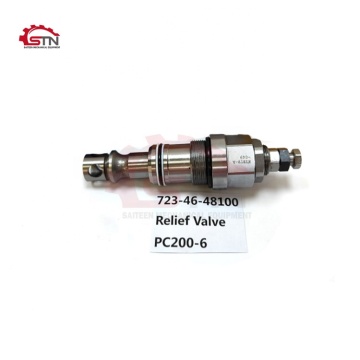723-46-48100 Komatsu Exkavator PC200 için Ana Rölyef Valfı