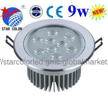 9w modern silver led ceiling lights for kitchen living room