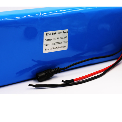 10000mAh 25.9V Rechargeable Lithium Ion Battery Pack