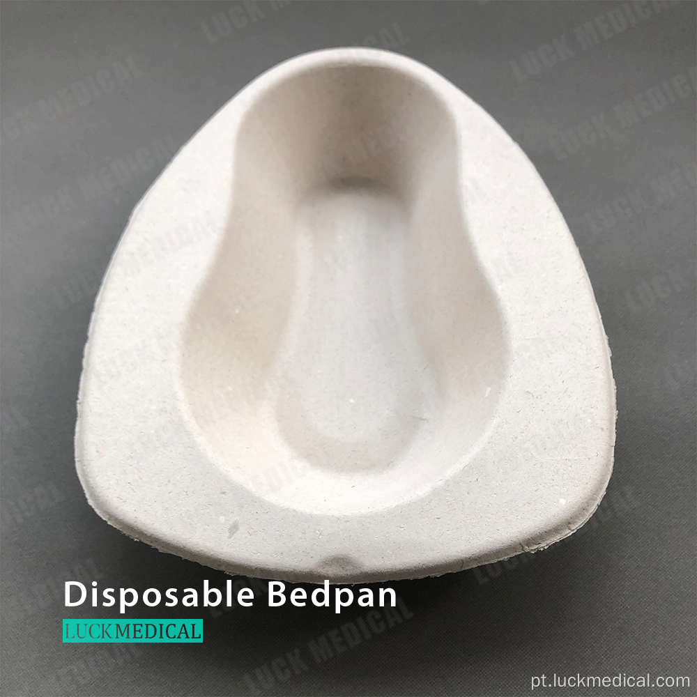 Modelo de papel descartável Bedpan