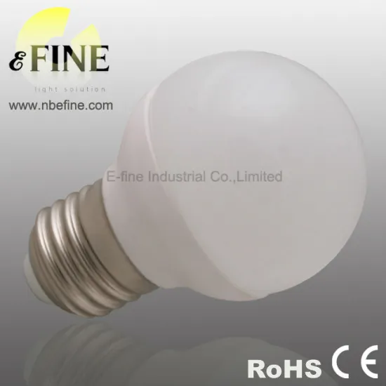 LED light E27 3W bulb G50 mini globe led lamp ceramic lamp body 250lm