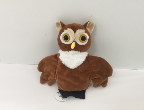 Plush Owl Handpuppet for Baby