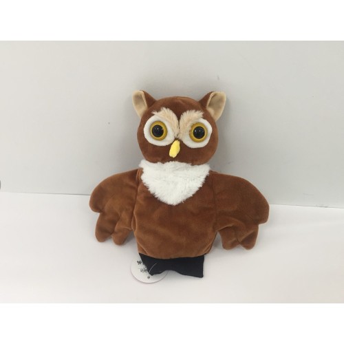 Stuffed Owl Handpuppet Plush Owl Handpuppet for Baby Manufactory