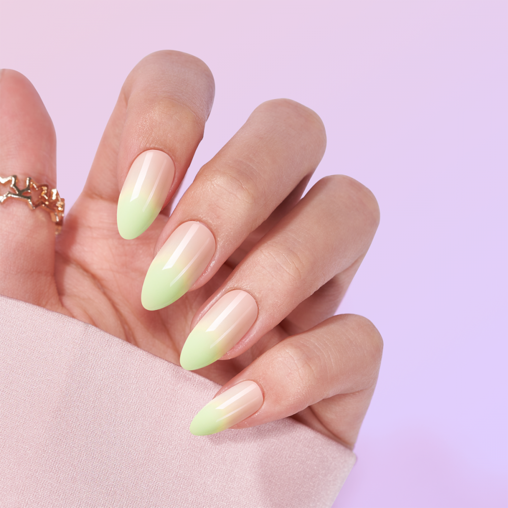 Hot Sellers light green shadow press on nails