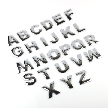 Diy Car Emblems: Solid Embossed Metal Letters and Badges