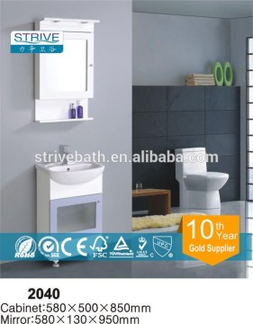 China made wholesale low price mdf bathroom cabinet