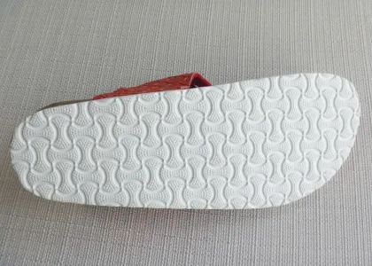 Red Ladies / Womens Cork Slippers , Slip-on Birkenstock Lightweight