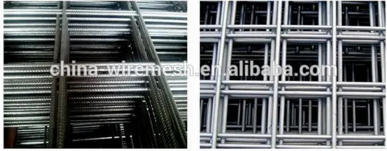 4 x 4 spacing Reinforced Welded Wire Mesh for Concrete Decking Flooring.
