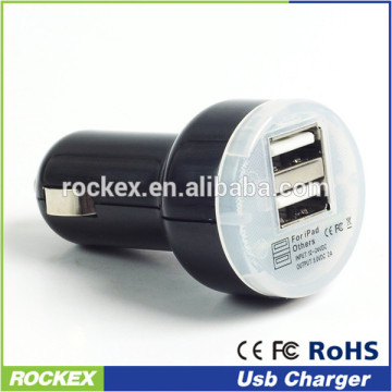 High Quality 5V 2A usb car charger led 2.1a car charger 2usb