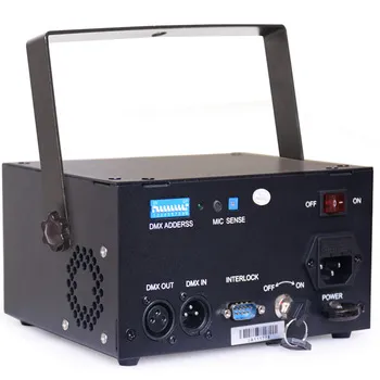 Remote RGB180mw DMX512 Laser Stage Lighting Effect Projector Light DJ Disco Show